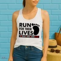Run For Their Lives #Bring Them Home Now Women's Tank Top thumb 2