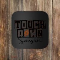 Retro Football Touchdown Season Coaster thumb 0