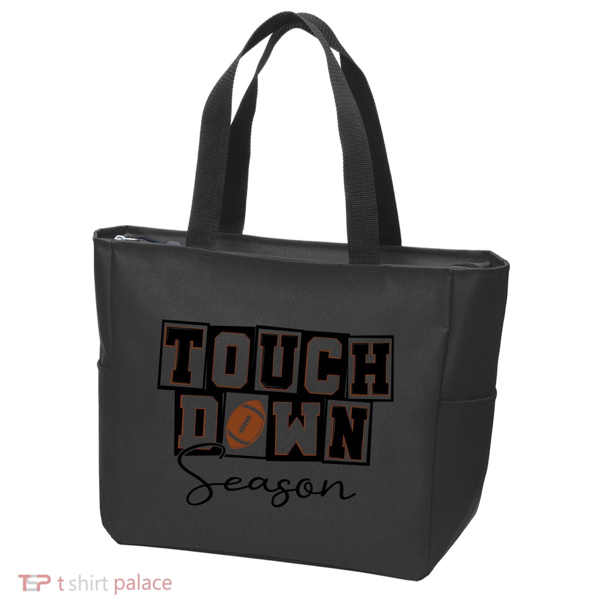 Retro Football Touchdown Season Tote Bag