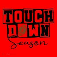 Retro Football Touchdown Season Santa Hat thumb 1
