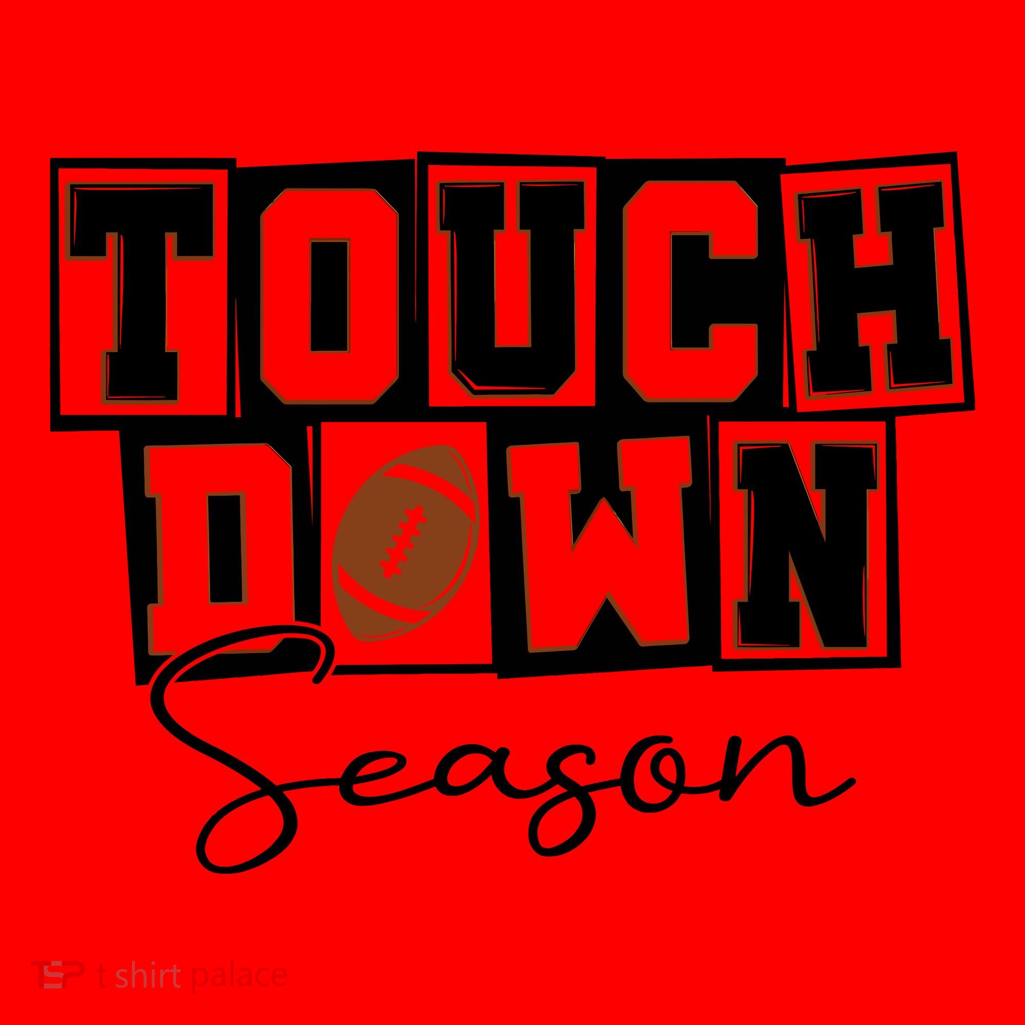 Retro Football Touchdown Season Santa Hat
