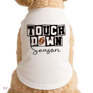 Retro Football Touchdown Season Doggie Tank