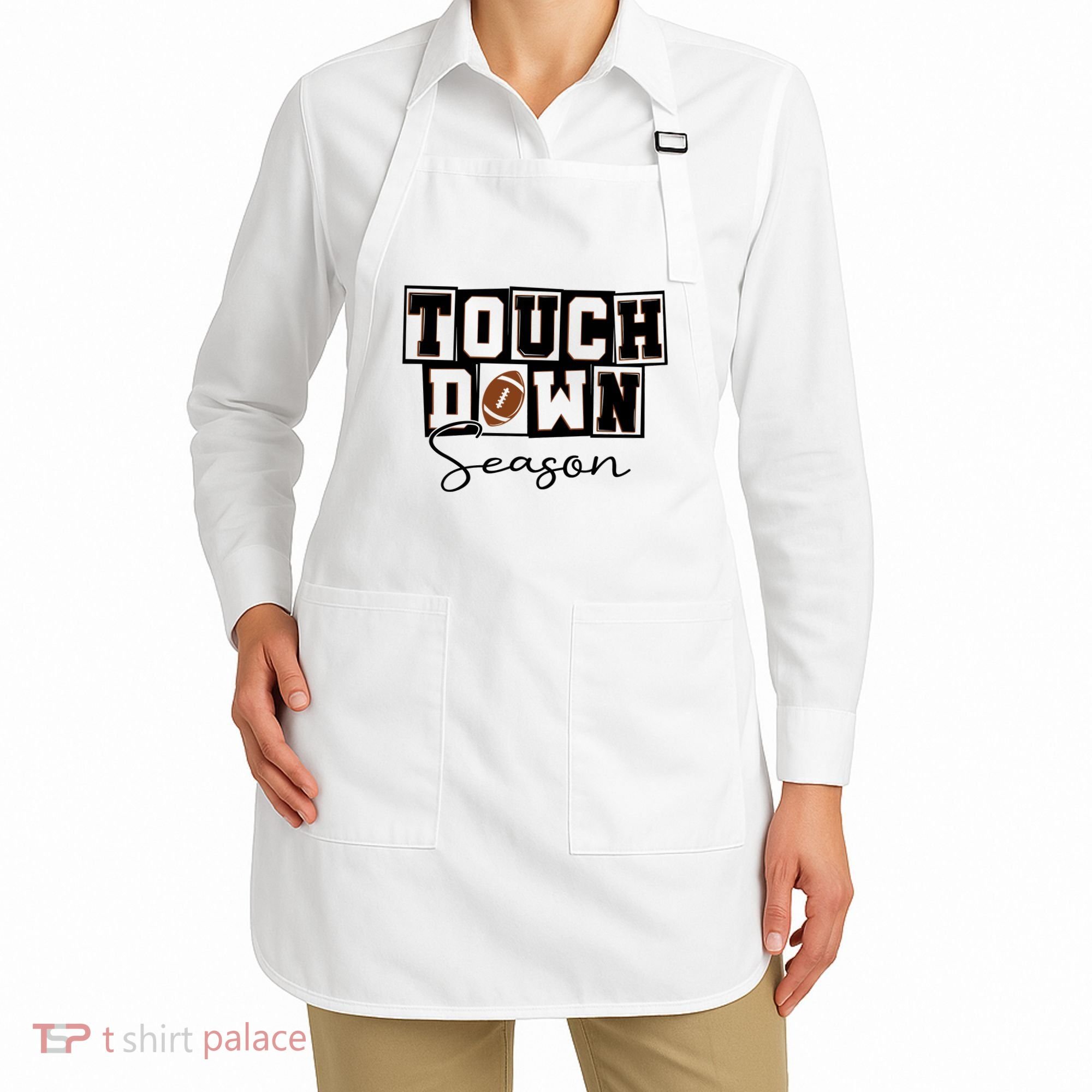 Retro Football Touchdown Season Apron