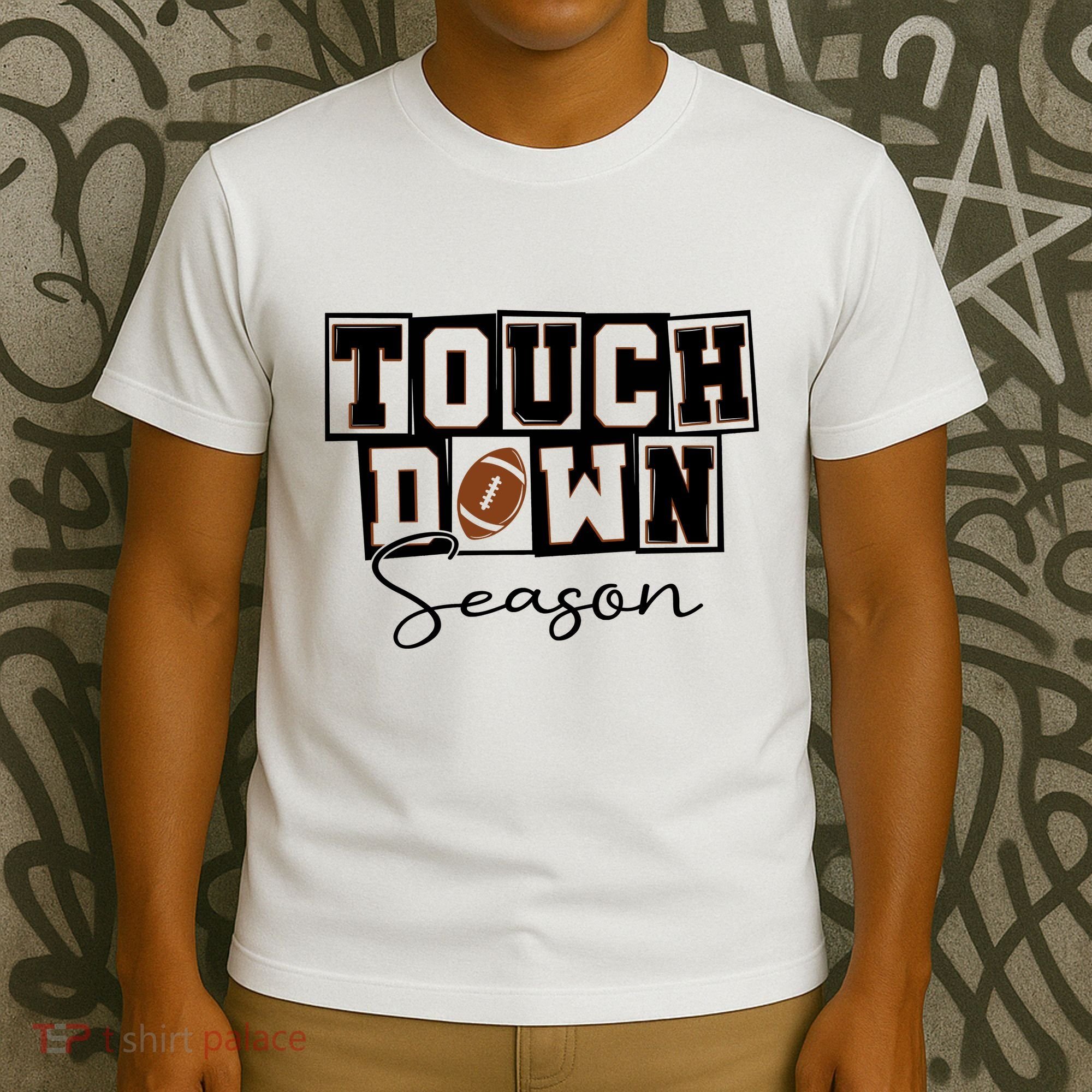 Retro Football Touchdown Season T-Shirt