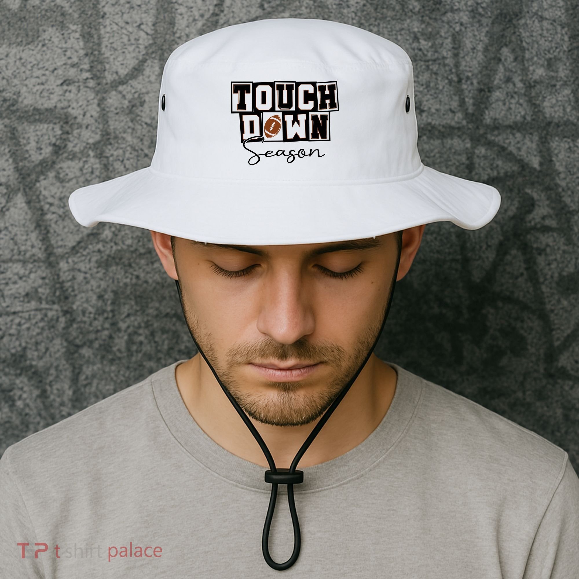 Retro Football Touchdown Season Bucket Hat