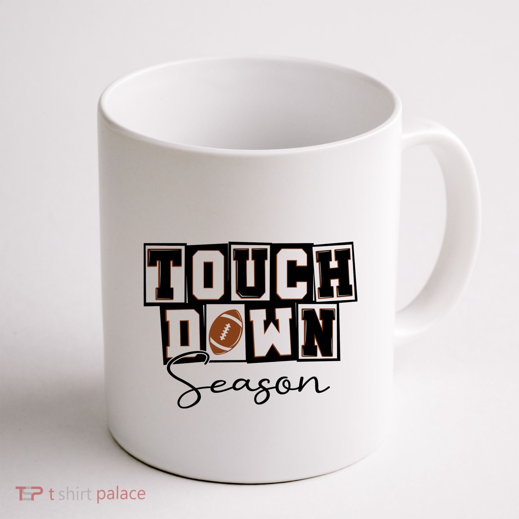 Retro Football Touchdown Season Coffee Mug
