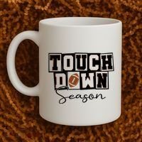 Retro Football Touchdown Season Coffee Mug thumb 2