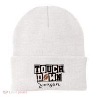 Retro Football Touchdown Season Beanie thumb 0
