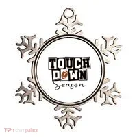 Retro Football Touchdown Season Ornament thumb 0