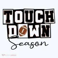 Retro Football Touchdown Season Ornament thumb 1