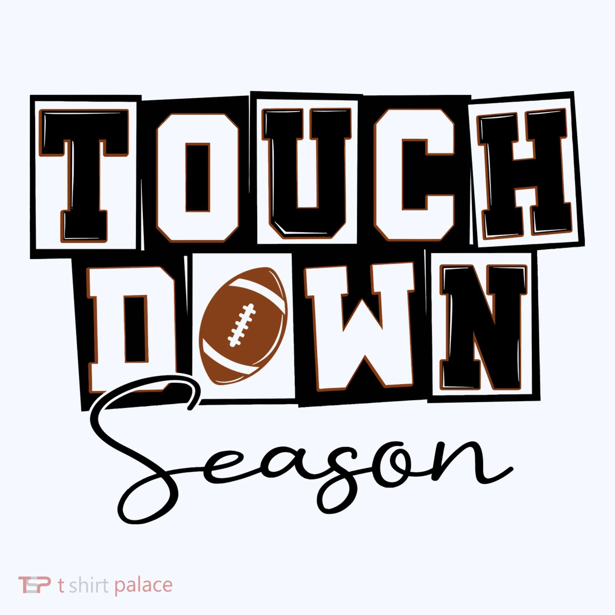 Retro Football Touchdown Season Ornament