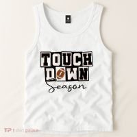 Retro Football Touchdown Season Tank Top thumb 2