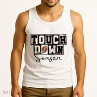 Retro Football Touchdown Season Tank Top thumb 3
