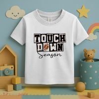 Retro Football Touchdown Season Toddler T-Shirt thumb 3