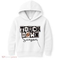 Retro Football Touchdown Season Kids Hoodie thumb 0