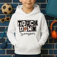 Retro Football Touchdown Season Kids Hoodie thumb 2