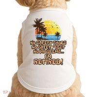 Retired For The Construction Worker Doggie Tank thumb 0