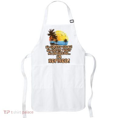Retired For The Construction Worker Apron