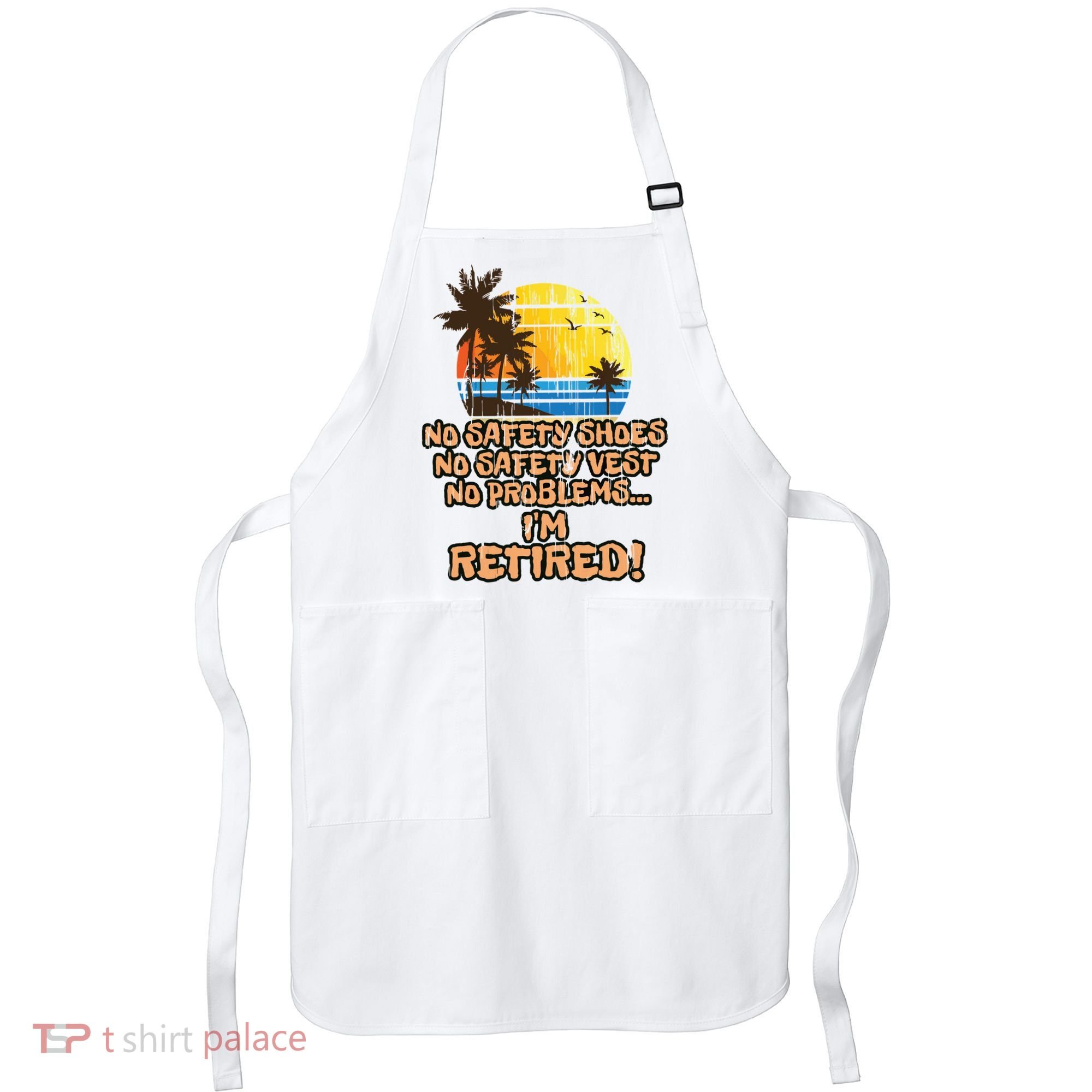 Retired For The Construction Worker Apron