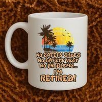 Retired For The Construction Worker Coffee Mug thumb 2