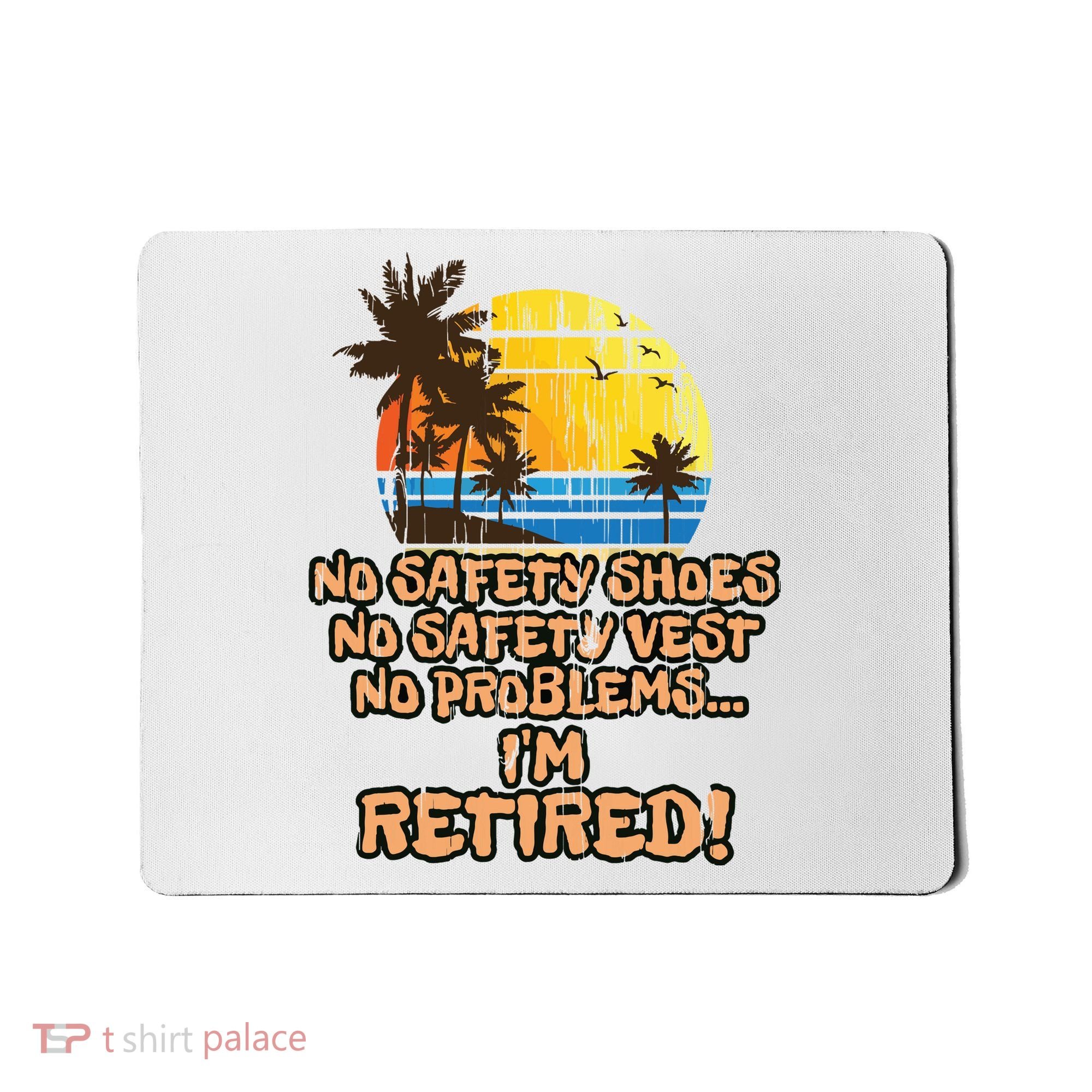 Retired For The Construction Worker Mousepad