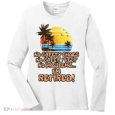 Retired For The Construction Worker Women's Long Sleeve Shirt