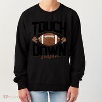 Retro Football Touch Down Season Women's Sweatshirt thumb 0
