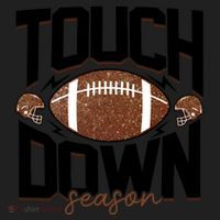 Retro Football Touch Down Season Women's Sweatshirt thumb 2