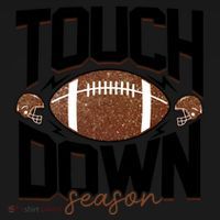 Retro Football Touch Down Season Toddler Hoodie thumb 2