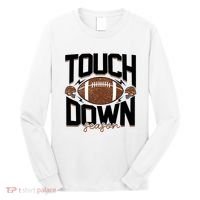Retro Football Touch Down Season Long Sleeve Shirt thumb 0
