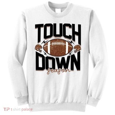 Retro Football Touch Down Season Sweatshirt