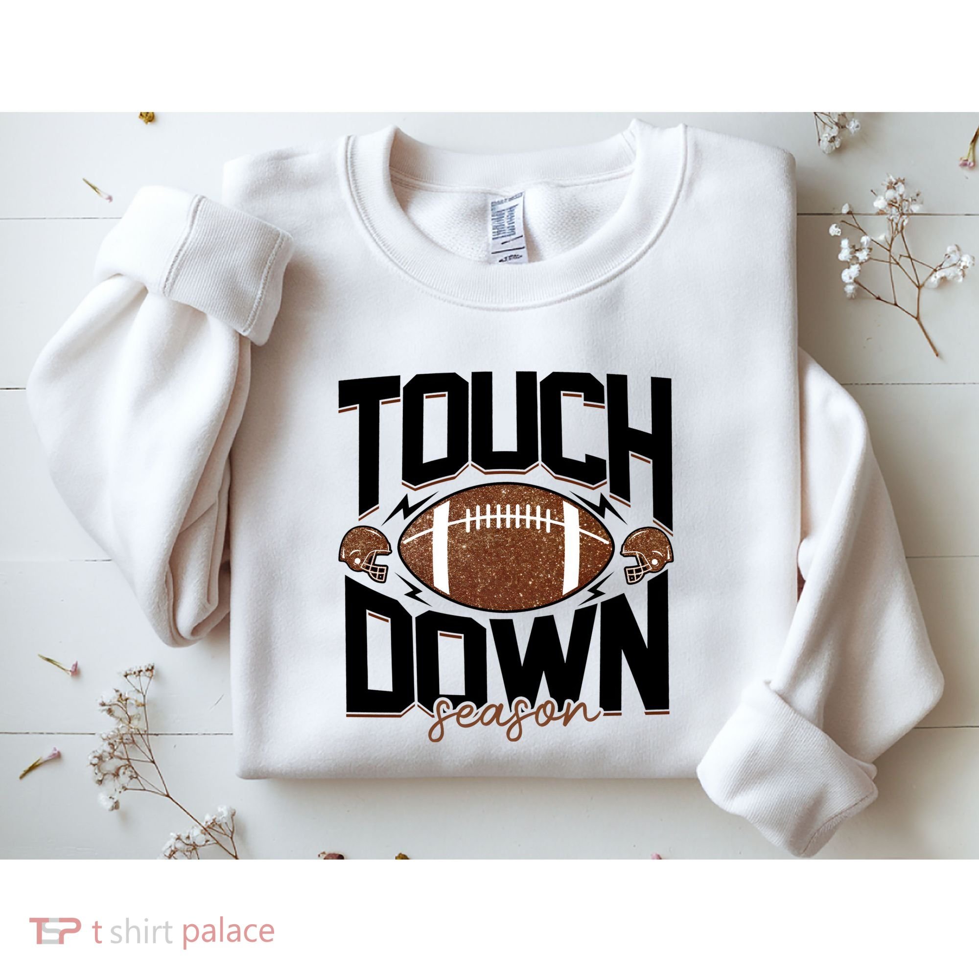 Retro Football Touch Down Season Sweatshirt