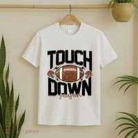 Retro Football Touch Down Season T-Shirt thumb 2
