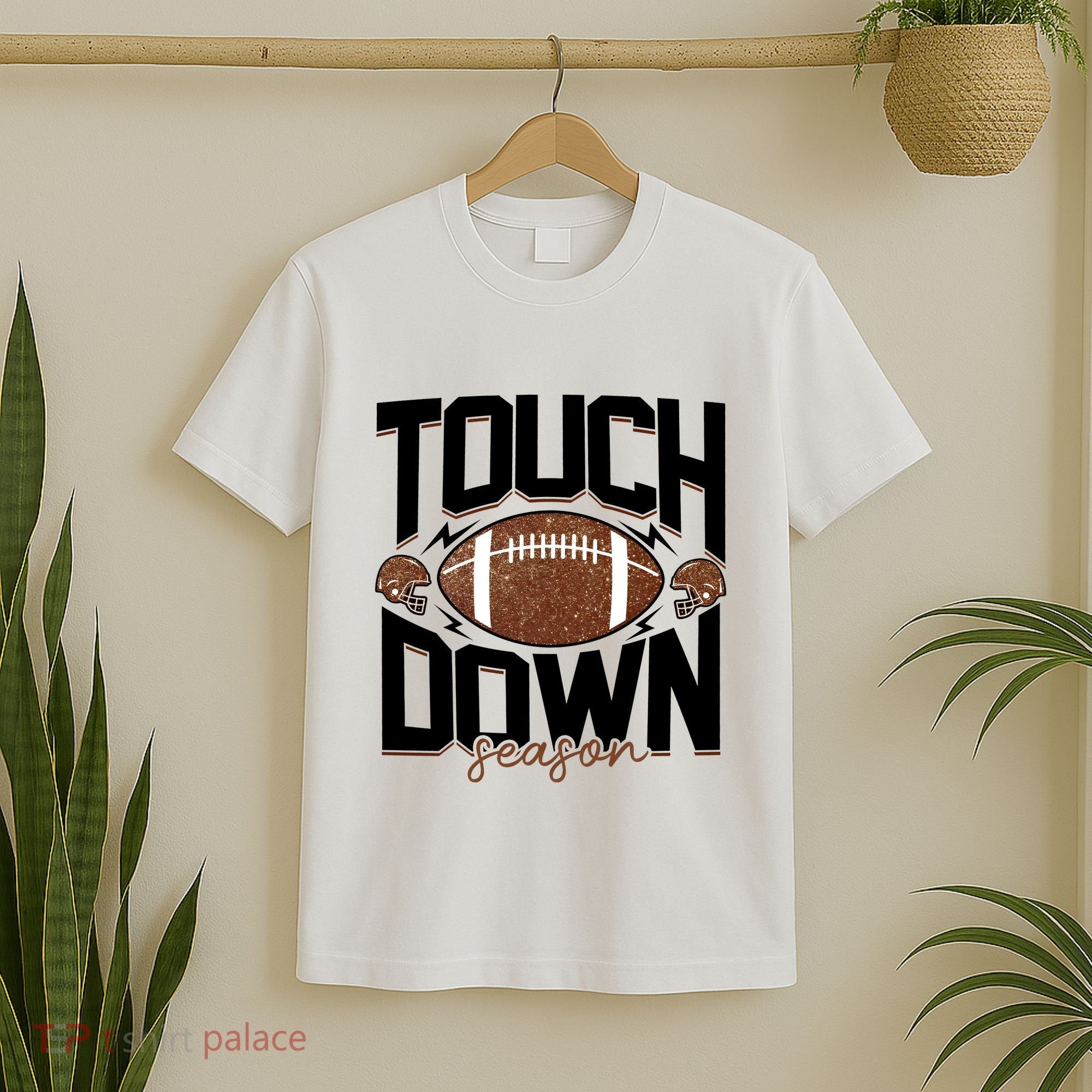 Retro Football Touch Down Season T-Shirt