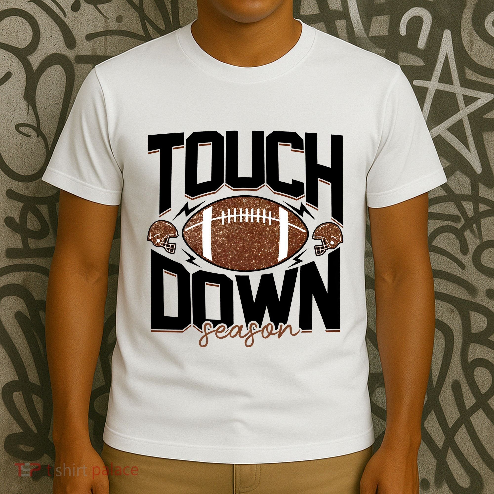 Retro Football Touch Down Season T-Shirt