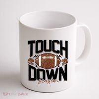 Retro Football Touch Down Season Coffee Mug thumb 1