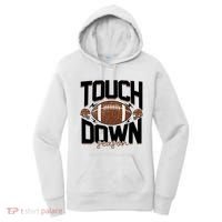 Retro Football Touch Down Season Women's Hoodie thumb 0
