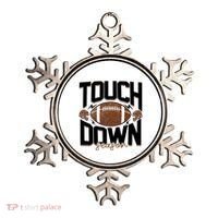 Retro Football Touch Down Season Ornament thumb 0