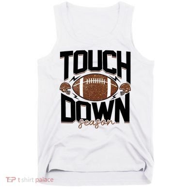 Retro Football Touch Down Season Tank Top