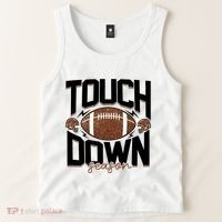 Retro Football Touch Down Season Tank Top thumb 2
