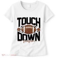 Retro Football Touch Down Season Women's T-Shirt thumb 0