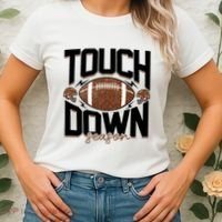 Retro Football Touch Down Season Women's T-Shirt thumb 2