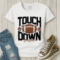 Retro Football Touch Down Season Women's T-Shirt thumb 3