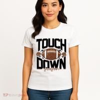 Retro Football Touch Down Season Women's T-Shirt thumb 4