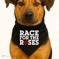 Race For The Roses USA-Made Doggie Bandana thumb 1