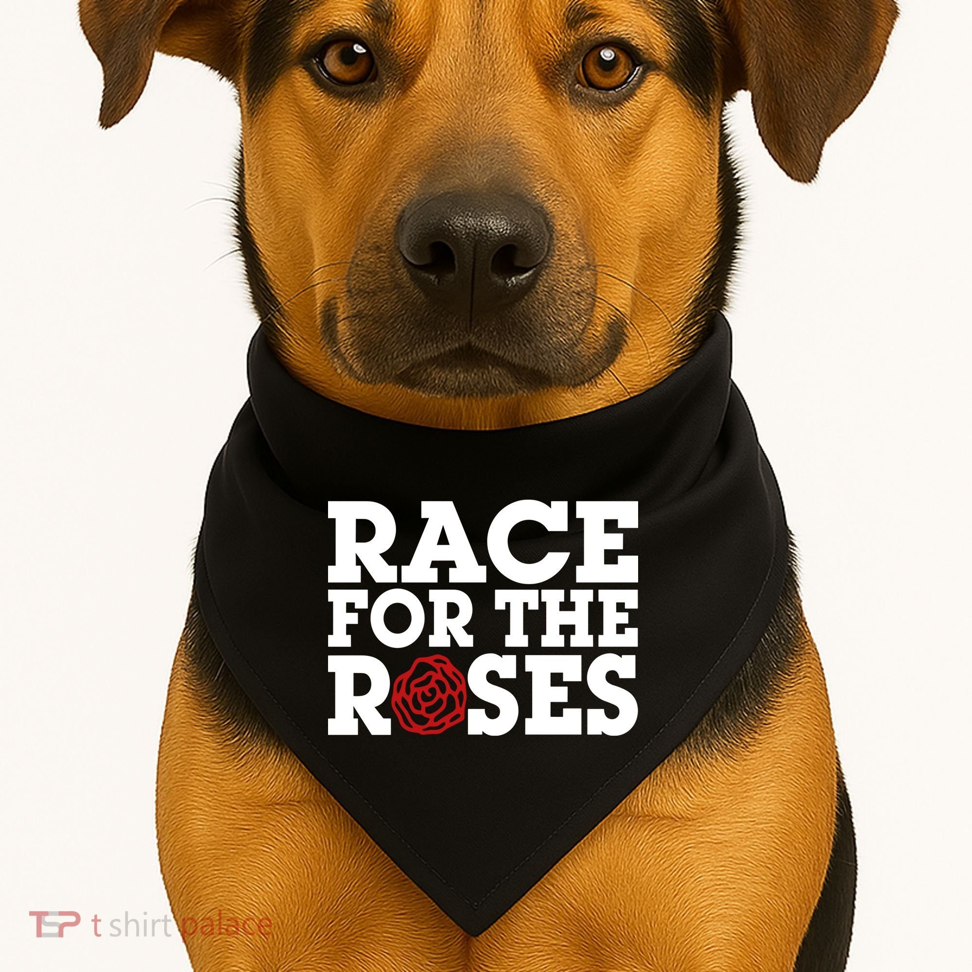 Race For The Roses USA-Made Doggie Bandana