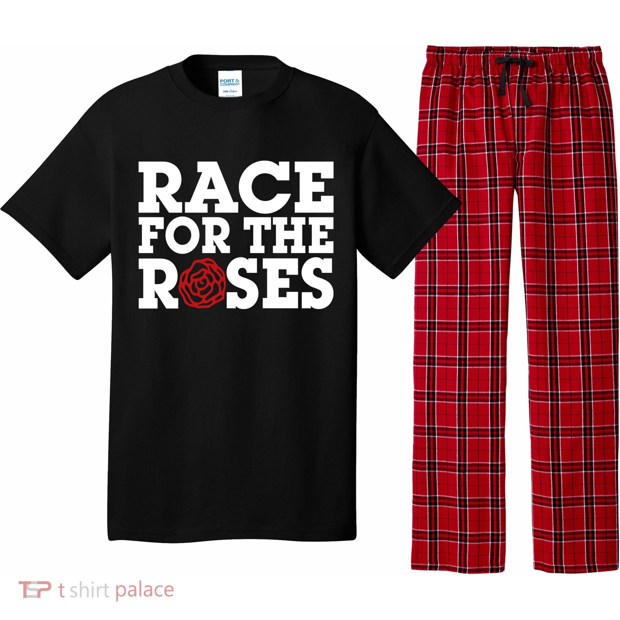Race For The Roses Pajama Set