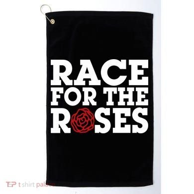 Race For The Roses Golf Towel