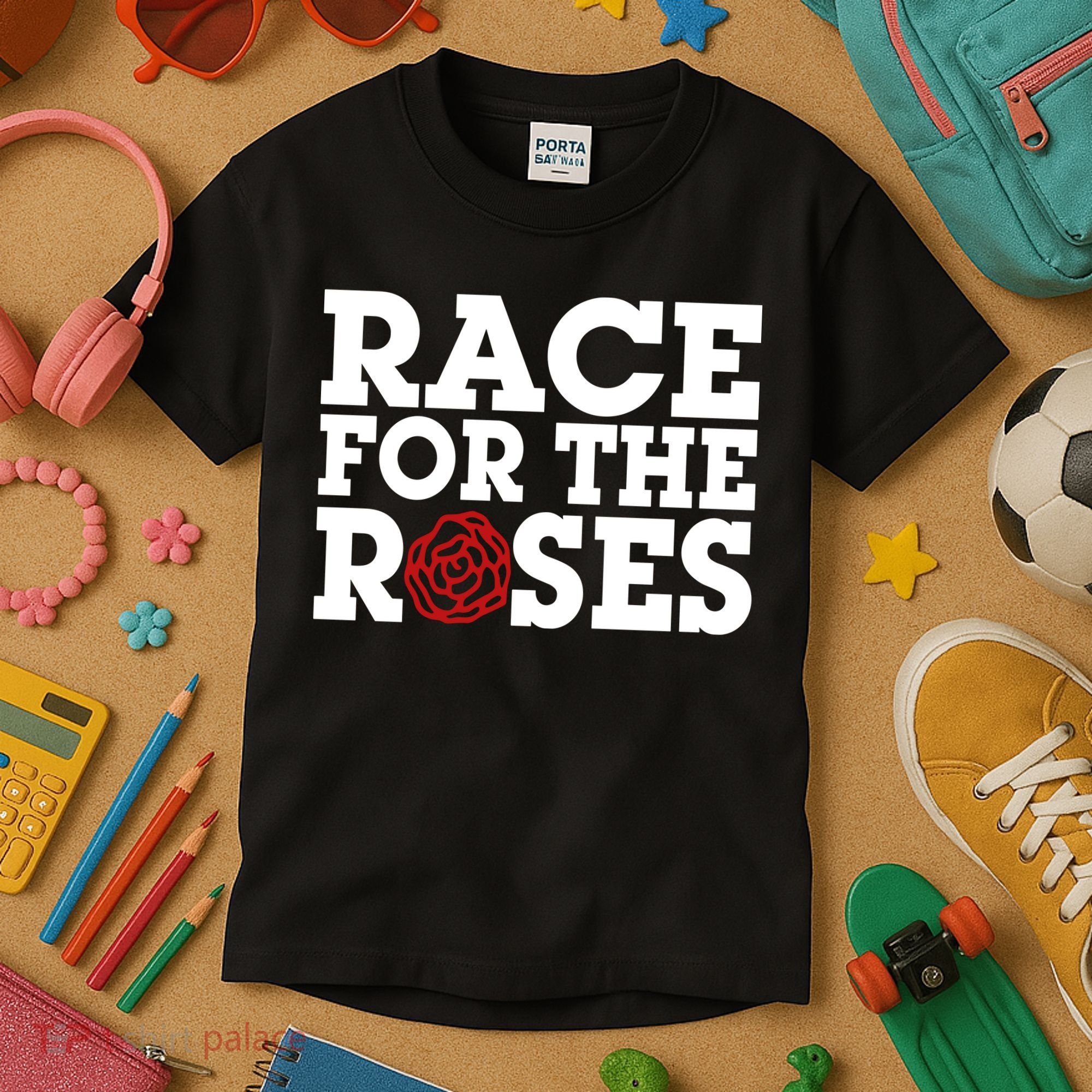Race For The Roses Kids T-Shirt