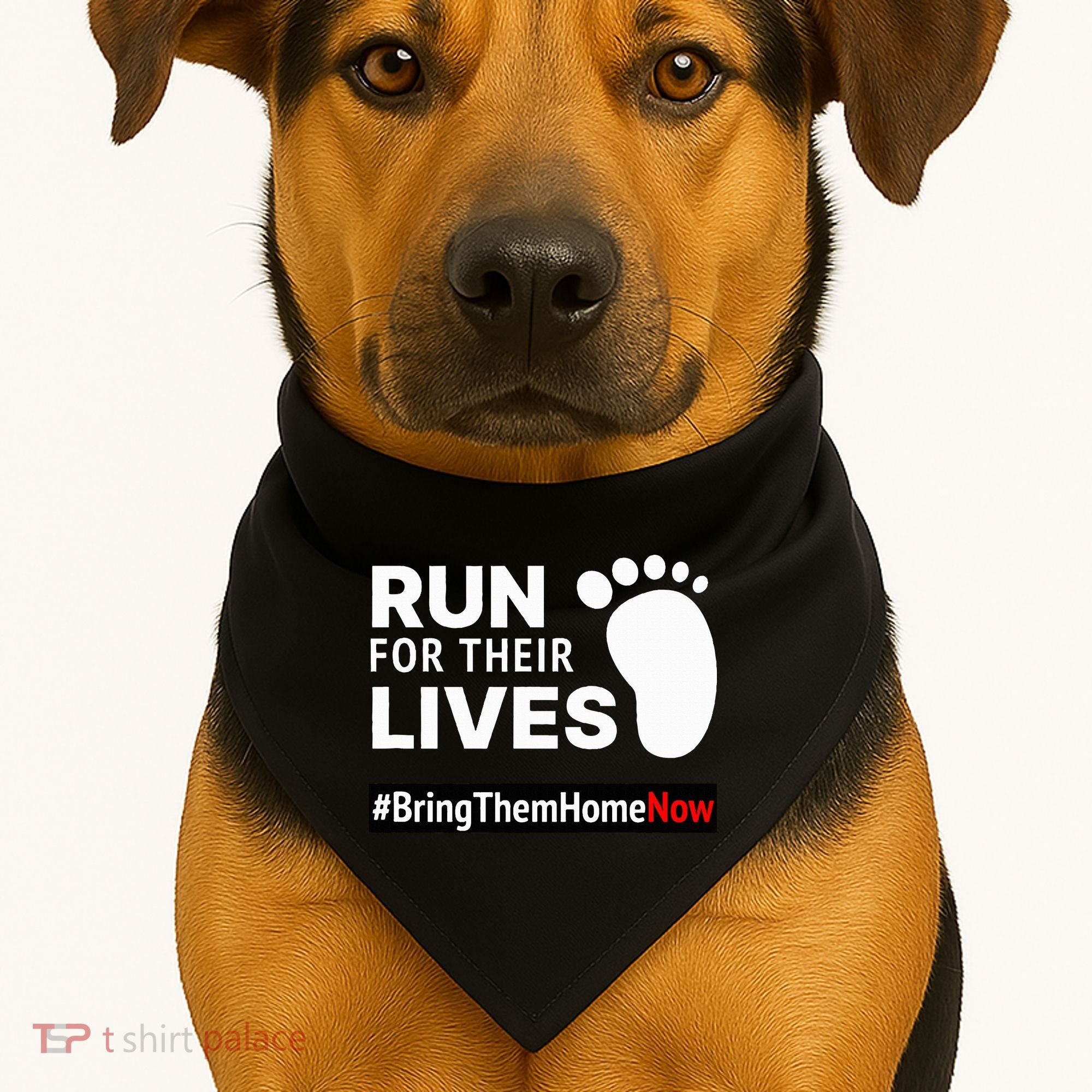 Run for Their Lives USA-Made Doggie Bandana